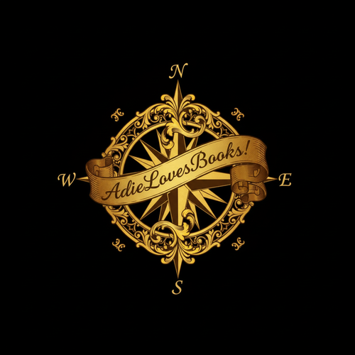 AdieLovesBooks Compass Rose Logo